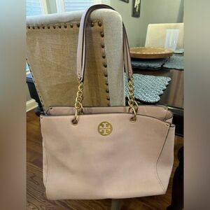 Tory Burch Pink Leather Handbag/Purse